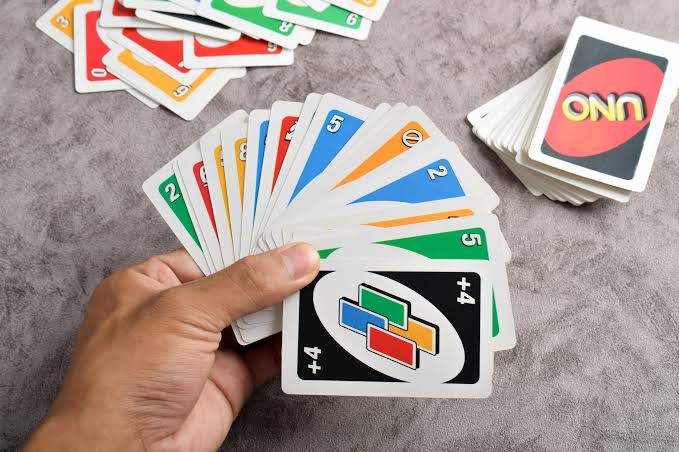 Cartas coloridas de UNO