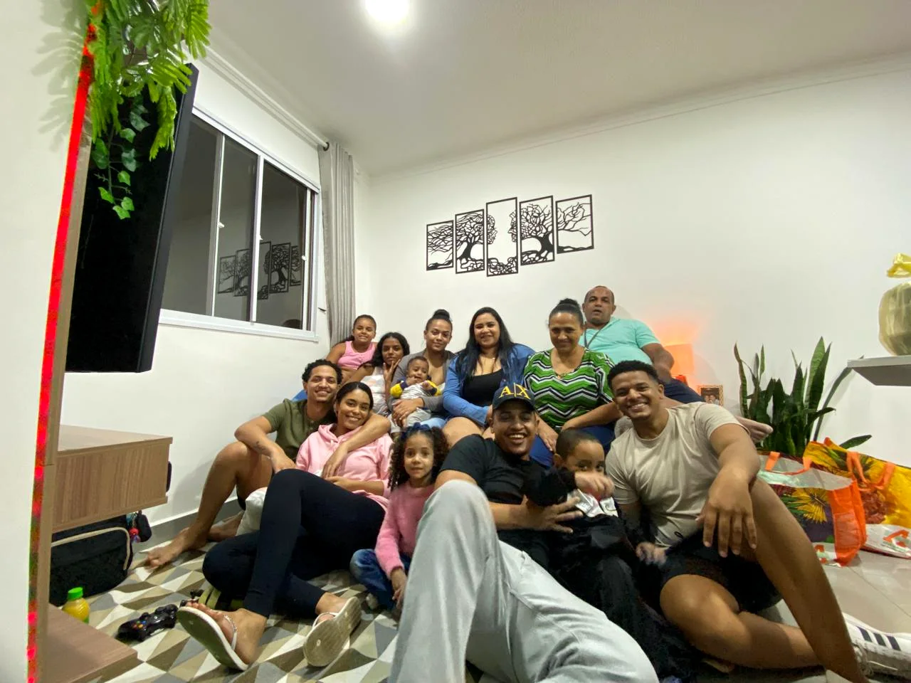 Amor da família do papai